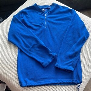 Mizuno Men's Vibrant Blue Zip-Up Sweater